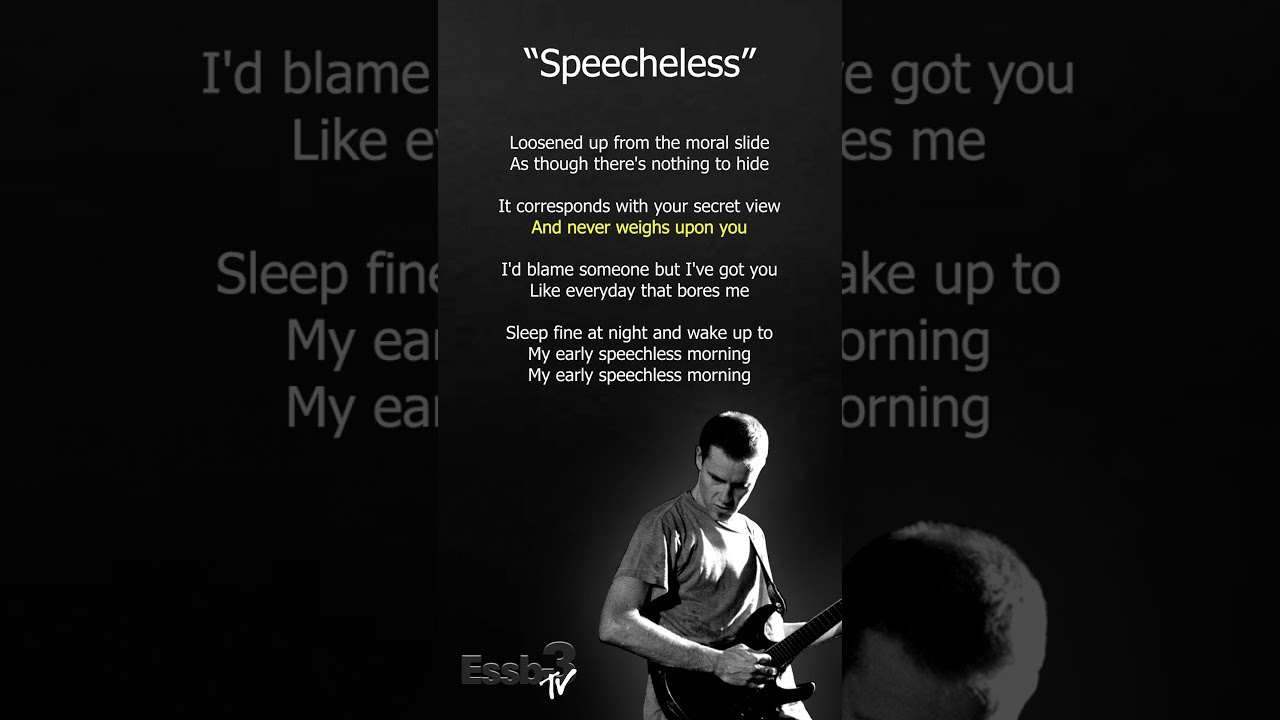 Helmet – Speechless 