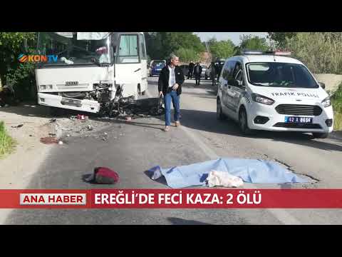 Ereğli'de feci kaza: 2 ölü