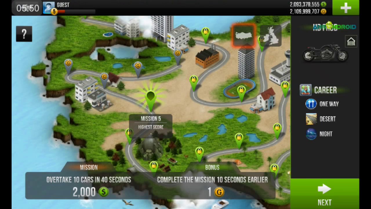 Traffic Rider:Mission 1-5 Succesfully