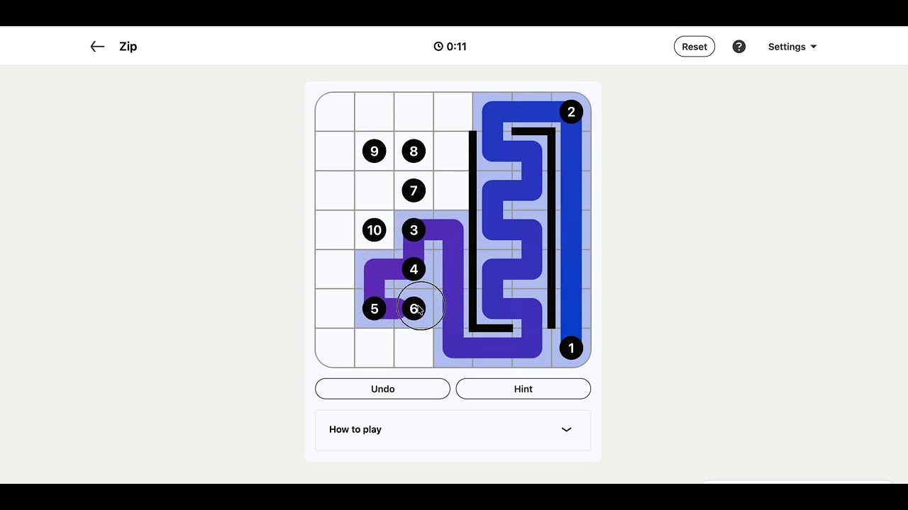 LinkedIn Zip Answer Today | 30 June 2026 - Puzzle #470