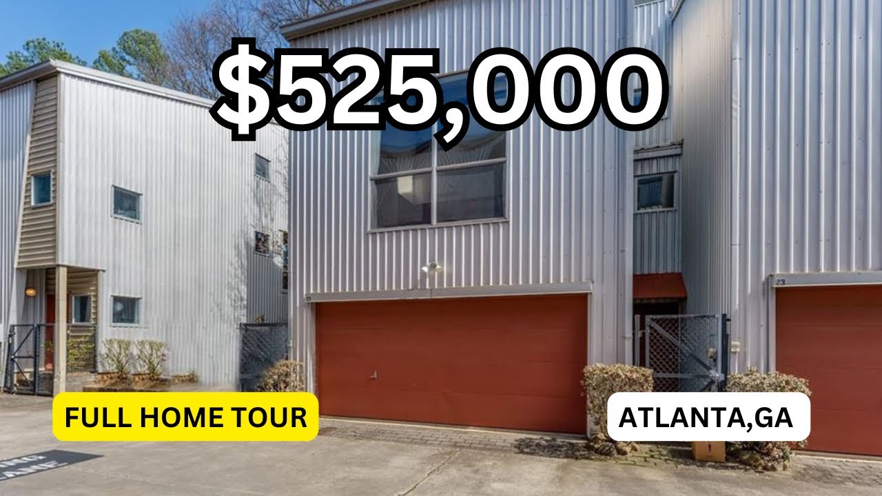 Full Home Tour: Industrial Townhouse on the Atlanta BeltLine. $525,000!