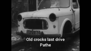 Old Crocks Last Drive (Pathe) @British Pathe