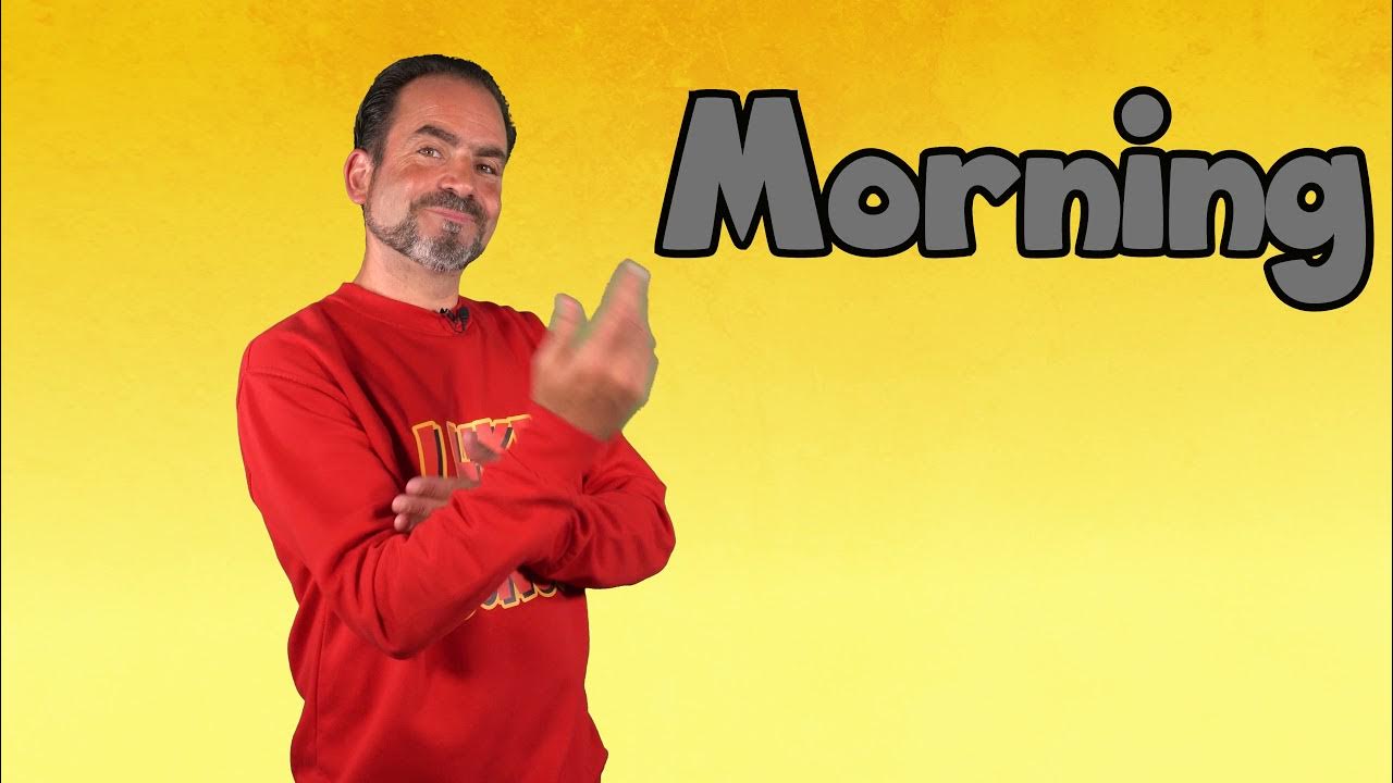 Sign MORNING ASL for MORNING MORNING in Sign Language Sign