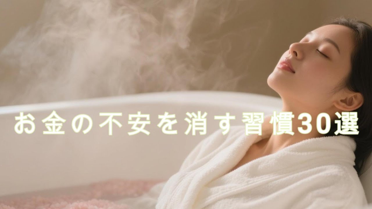 【未来が変わる】お金の不安を消す習慣30選