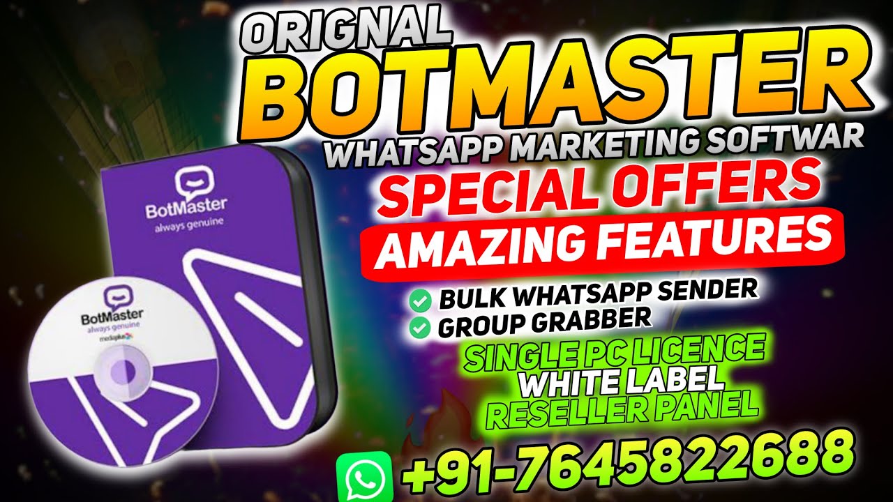 BotMaster Latest Version Amazing features| Free WhatsApp Marketing ...