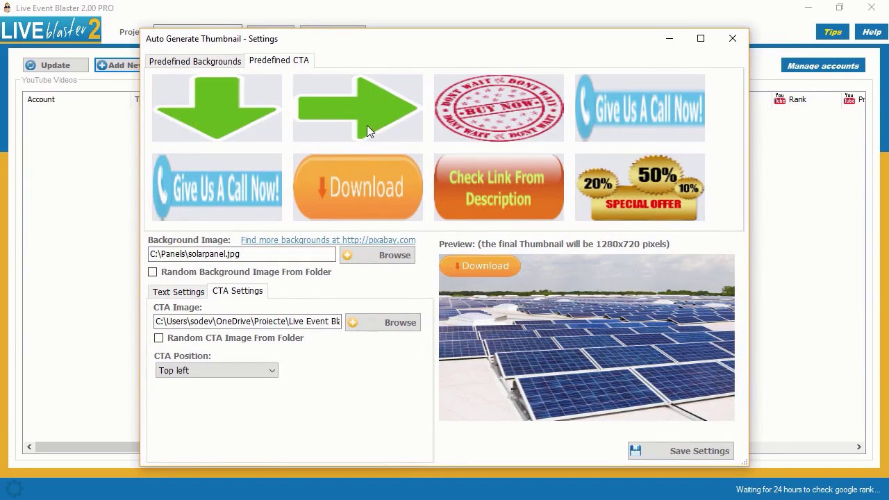 Live Event Blaster 2 Demo