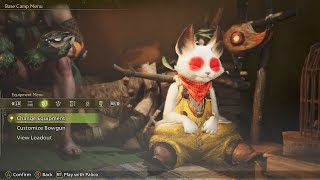 Cat sim with Monster Hunting | モンハン付けの猫シミュレーター (ゲリラ配信 | Guerilla Stream)