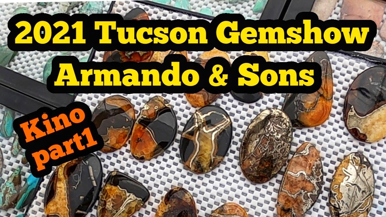 Выставка драгоценных камней в Тусоне 2021 года. Кинотеатр Armando & Sons Custom Rock Cutters, час...