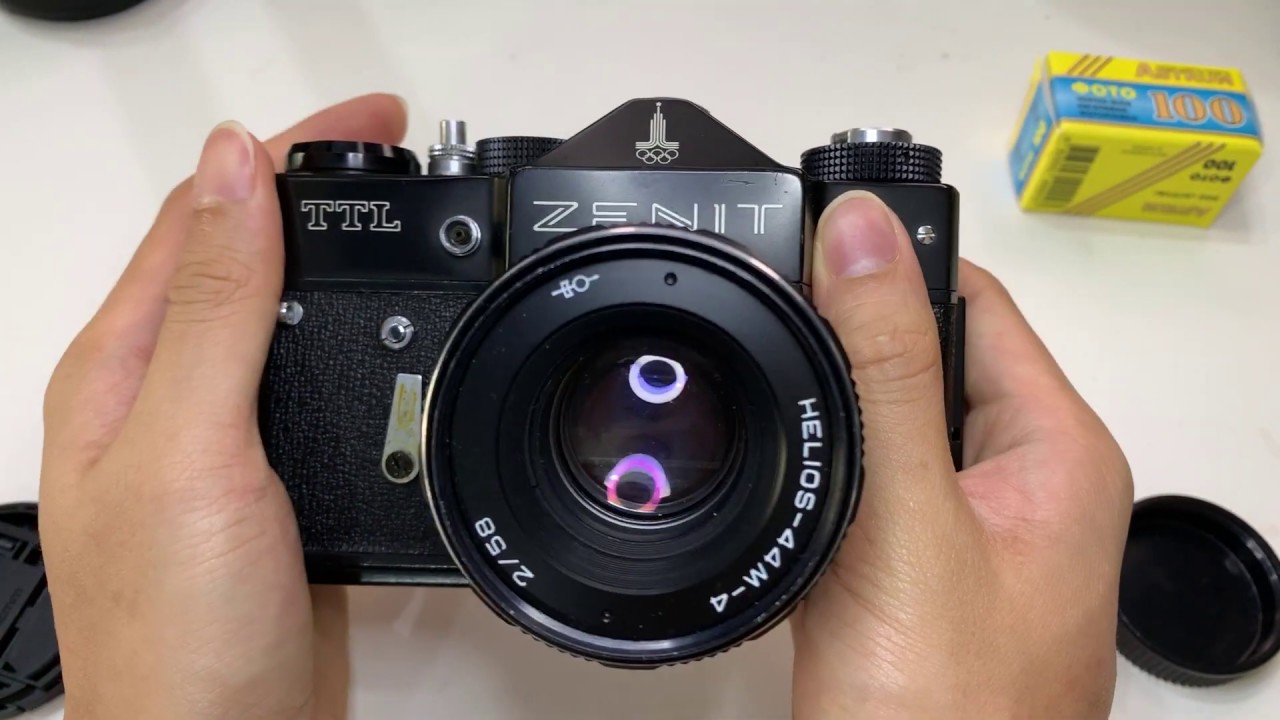Zenit TTL Camera Light Meter Demo YouTube