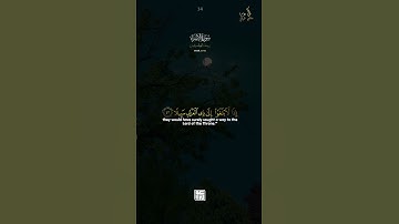 قل لو كان معه آلهة كما يقولون لشيخ يوسف العيدروس سورة الإسراء