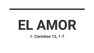 EL AMOR