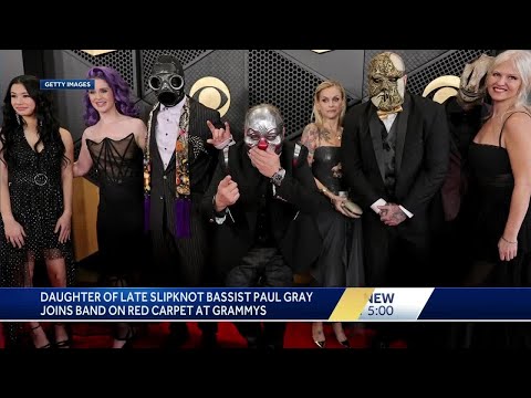 Slipknot Appears At Grammys With Late Bassist's Daughter, Kelly Osbourne