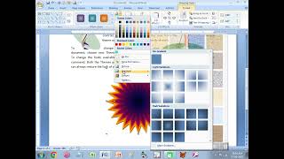 MS Word 2007 | Insert Shapes, Add Text & Grouping | Format & Design Tab Full Explanation | RYCTC
