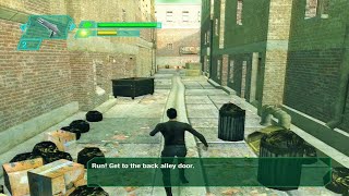 Neo runs away from Agent Smith Gameplay/ The matrix Path of Neo game