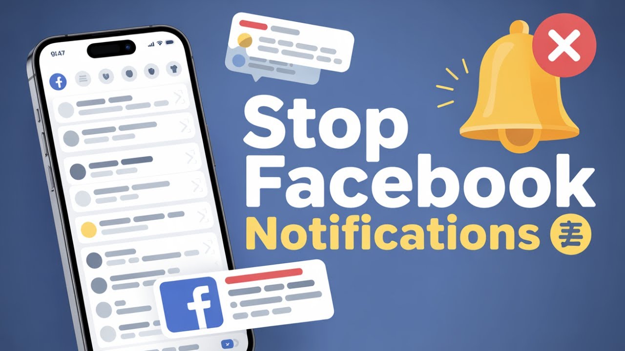 How To Stop Facebook Notifications On Android (2025 Guide) - YouTube