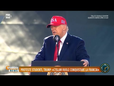 Trump comments on France protests and pushes forward on defense and Iran - 1mattina News 10/07/2026
