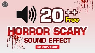 Free 20++ TOP Horror Sound Effects For Edits #sound