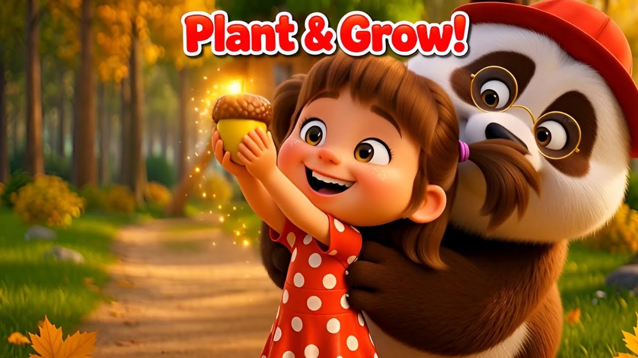 Майя и Панда-Пуфф 🎬 НОВЫЙ ЭПИЗОД! 🎬 🌱 Посадка желудя 🌱