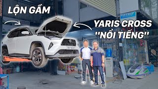 Lộn gầm Toyota Yaris Cross của chủ xe 