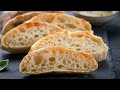 Итальянский хлеб / Чиабатта без замеса / Хлеб в домашних условиях / Ciabatta домашний хлеб
