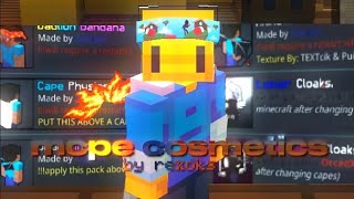 Free Mcpe Cosmetics | 1.20  | FPS FRIENDLY (30 sub special) #texturepack #mcpecommunity