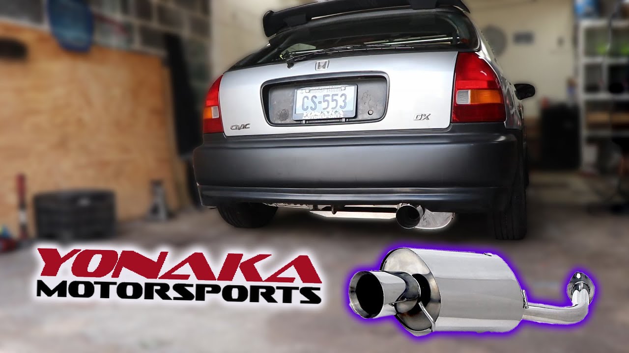 Honda Civic Hatchback Yonaka Exhaust ( Install + Sound Test ) YouTube