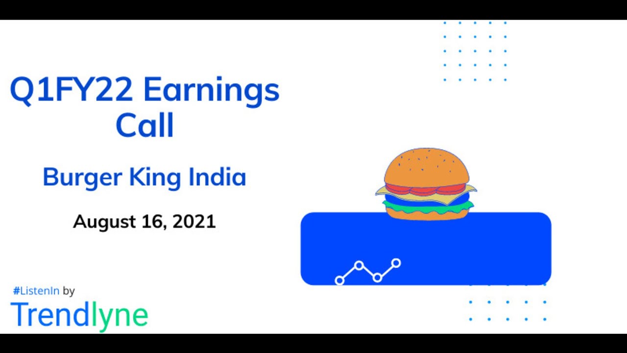 Burger King India Earnings Call for Q1FY22