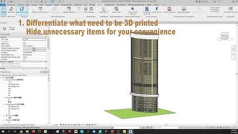 How to export Revit BIM model to STL file
