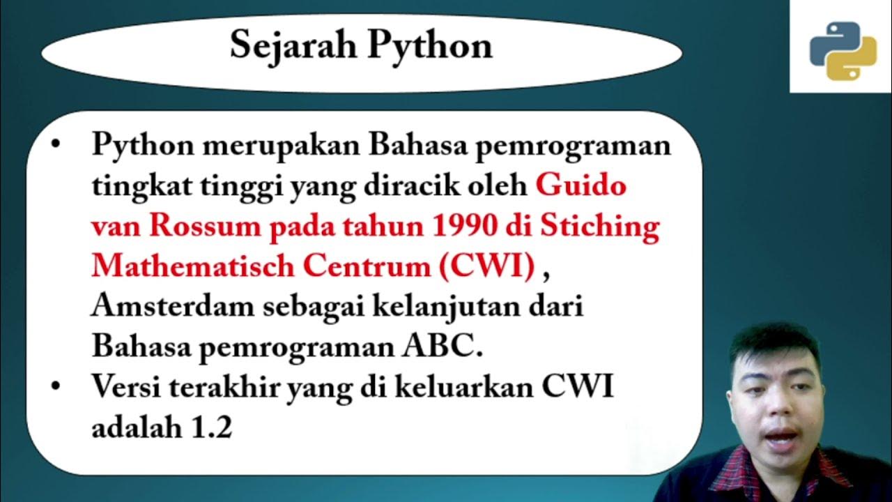 Sejarah Python - YouTube