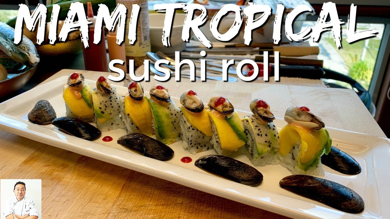 hiroyuki terada guinness Miami Tropical Sushi Roll | Feat. Chef Andy Matsuda: Sushi School Institute