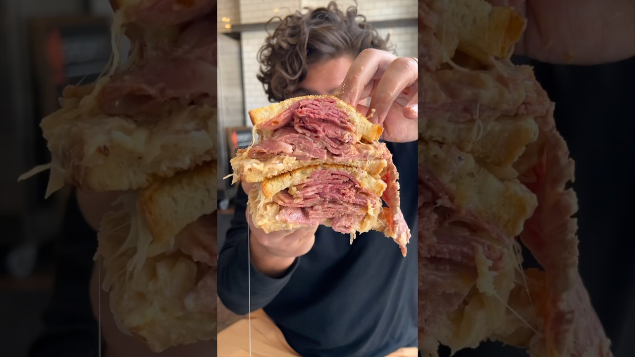 Not your typical NYC Jewish deli! 🔥🥪🤤 We went ALL OUT at Shelsky’s in Cobble Hill!  #DEVOURPOWER
