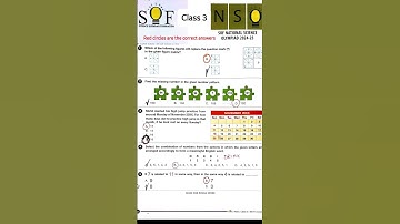 Science Olympiad class 3 Question Paper 2024-25 | Solutions