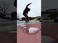 The weather never ends #skateboarding #rain #skatepark #nike #fakie #varialflip