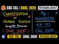 Classification of Number System ONE SHOT |SSC CGL CHSL 2026 Railway #ssc #cgl #cgl2026