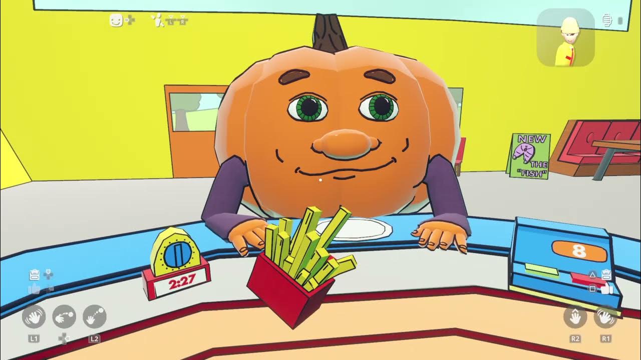 Playing hungry pumpkin in Rec Room!!! YouTube