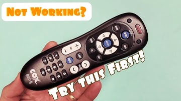 COX TV Remote Not Working? TRY THIS FIRST