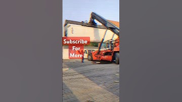 Kalmar 40 feet Container Loading ‎@Tuntun_Garage  #automobile #viralvideos