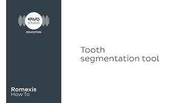 Romexis How To: Tooth segmentation tool