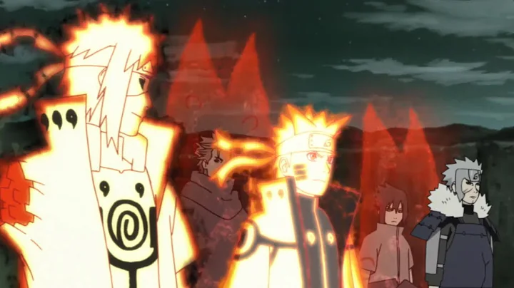 Sasuke is jealous of Naruto's new power | Naruto shares his Kyuubi chakra with everyone