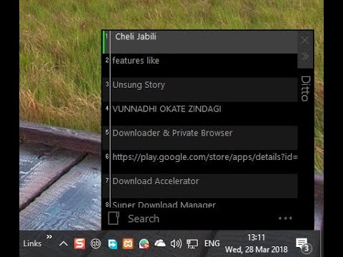 The Clipboard History App - Ditto. 