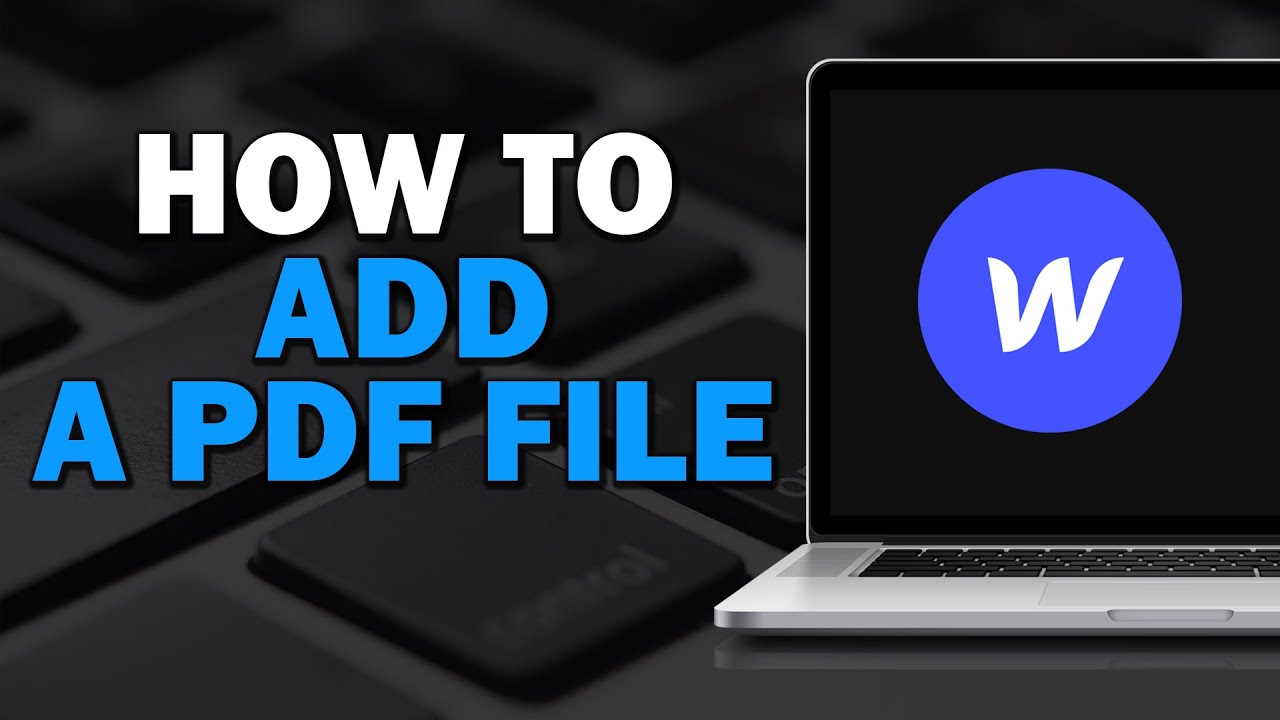 How To Add PDF File To Webflow Quick Tutorial YouTube