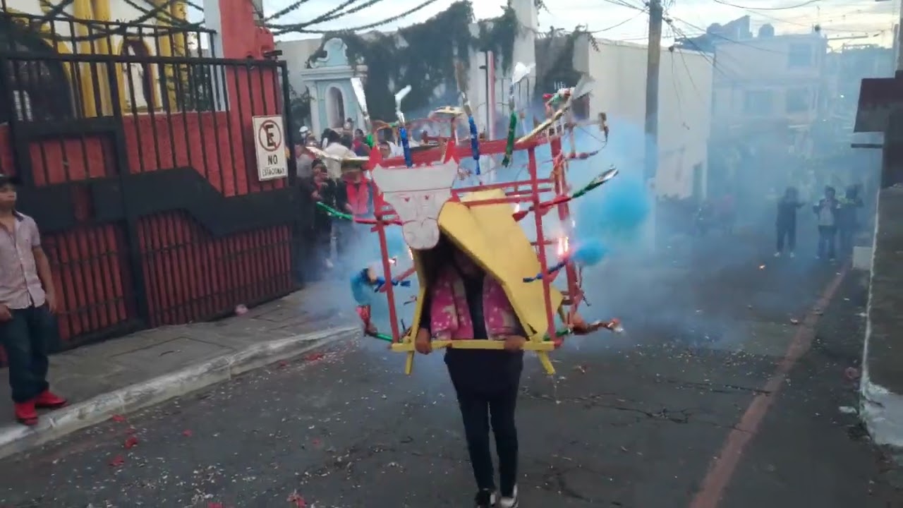 Quema de torito||traslado de santo Domingo de Guzmán de Lo De Bran 2 a mixco 2024