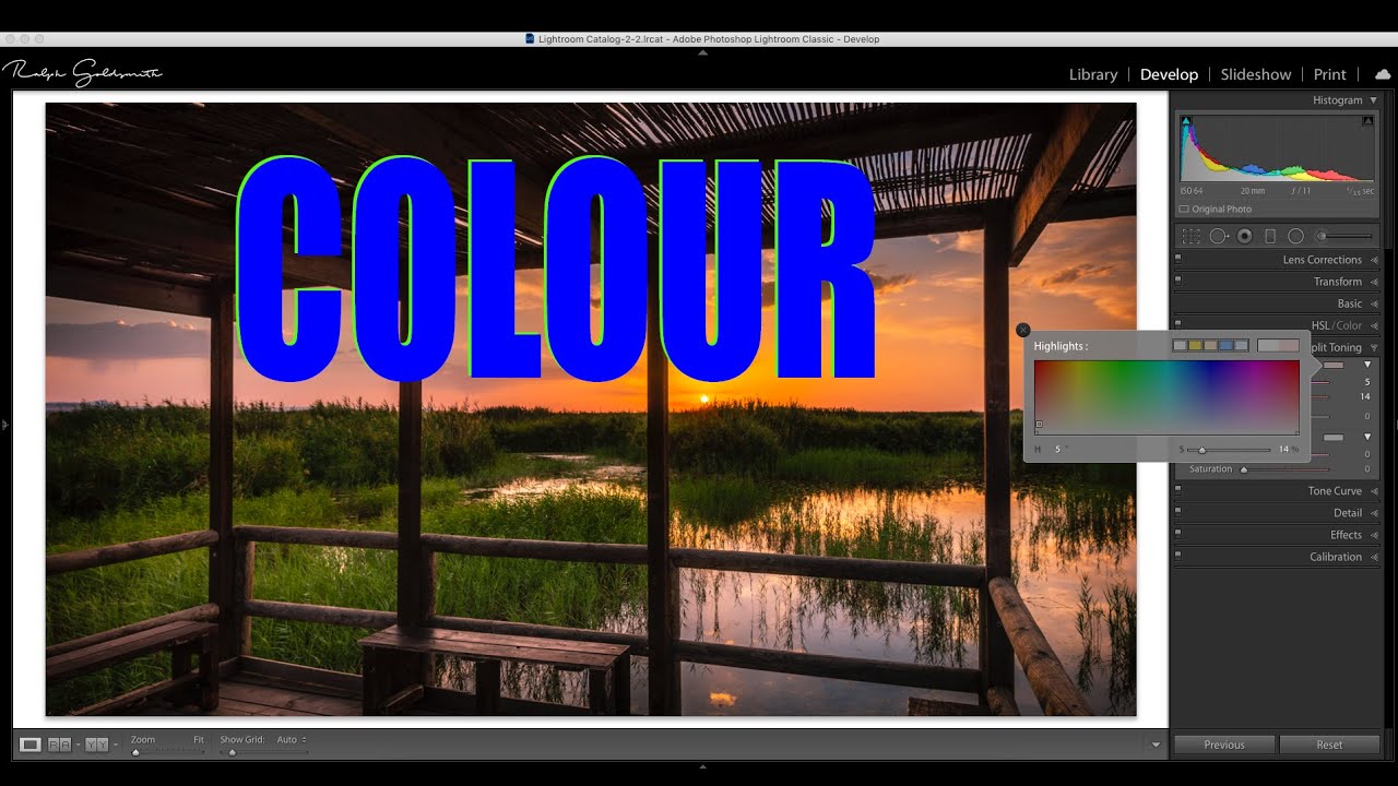 Lightroom Colour Adjustment Tools