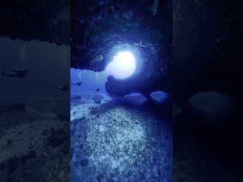 Most iconic dive site Siargao , BLUE CATHEDRAL !!