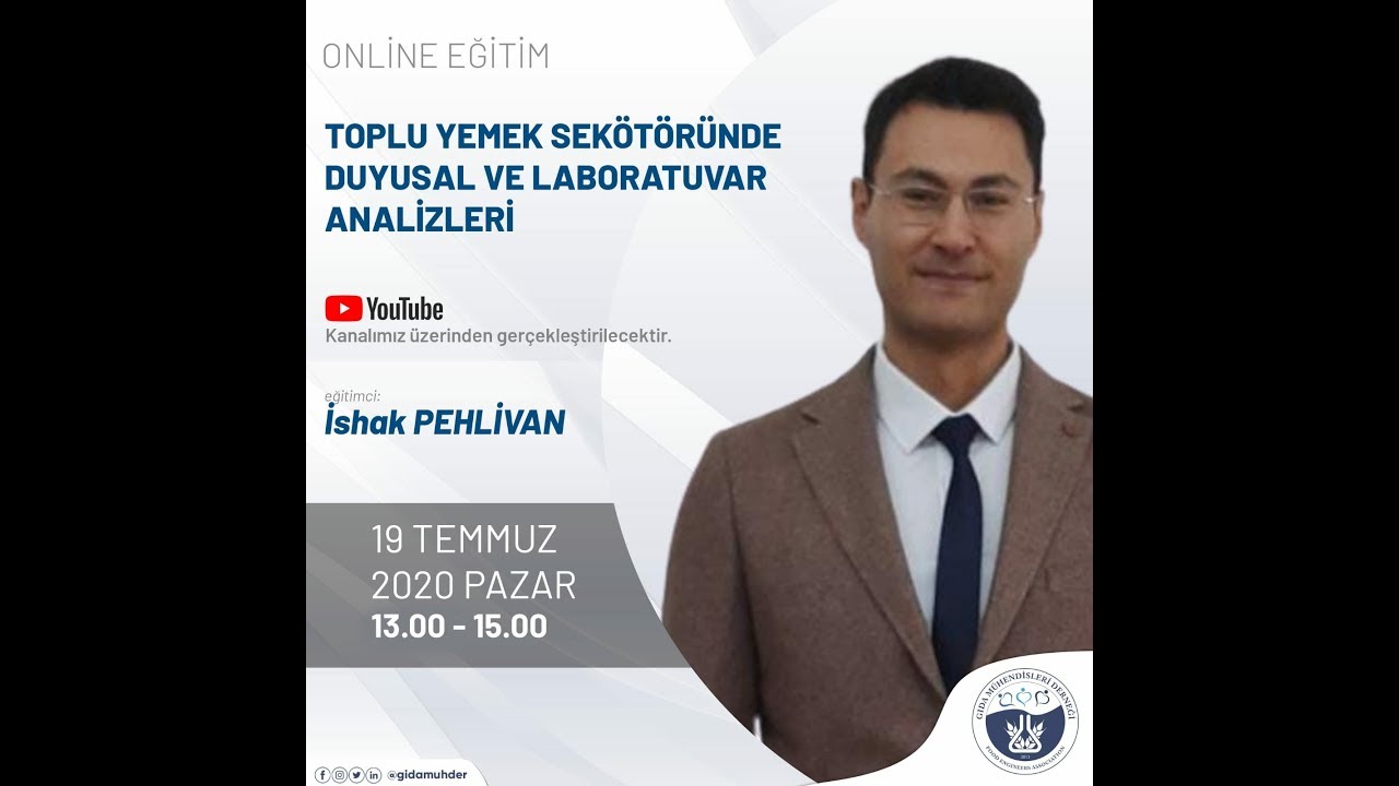 Toplu Yemek Sektöründe Duyusal ve Laboratuvar Analizleri 1. BÖLÜM