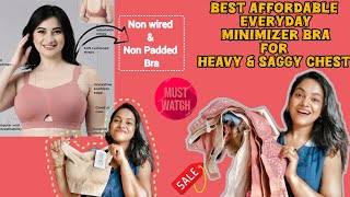 Affordable minimizer & Everyday Bra for Heavy Bust & SAGGY CHEST || Non Padded Non Wired Bra | DDcup screenshot 5