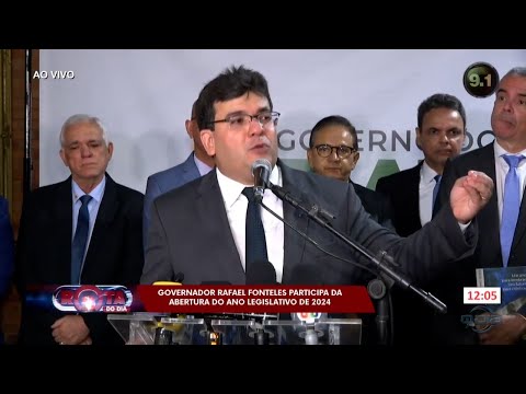 Ao Vivo: Governador Rafael Fonteles participa da abertura do Ano Legislativo 05 02 2024