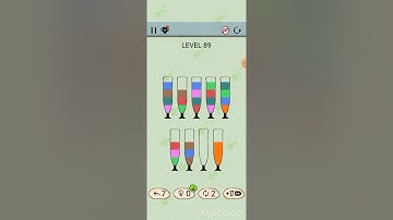 SortPuz Level 89 Water Color Puzzle Game 2022