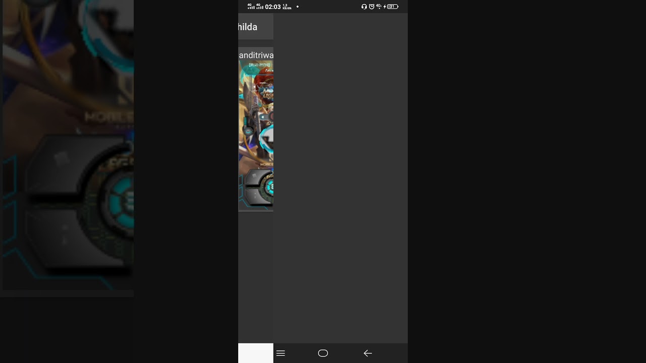 mod klwp mobile legend hilda