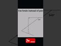 حاول استنتاج قياس الزاوية #رياضيات #اعدادي #اكسبلور #bac #motivation #هندسة